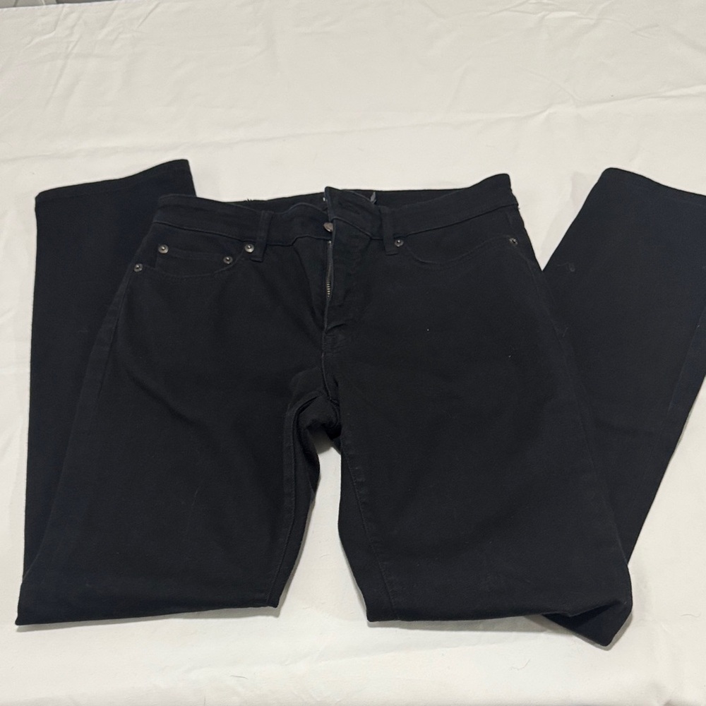 LAUREN RALPH LAUREM Classic Black Straight-Leg Jeans